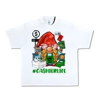 White cashier  life gnome Urban Heavy Tee - BarkalooDesign
