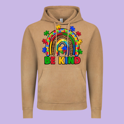Autism Awareness Rainbow Vintage Hoodie Designed By Artiststas