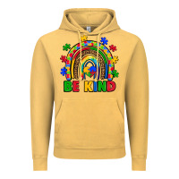 Vintage Mustard autism awareness rainbow Vintage Hoodie - Artiststas