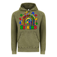 Vintage Olive autism awareness rainbow Vintage Hoodie - Artiststas