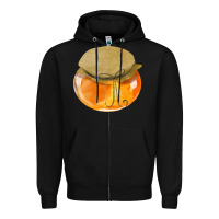 Black honeypot fa element Zipper Hoodie - FaDigitalArtStudio