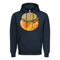 Navy honeypot fa element Zipper Hoodie - FaDigitalArtStudio