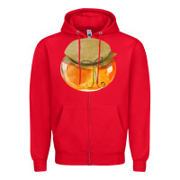 Red honeypot fa element Zipper Hoodie - FaDigitalArtStudio