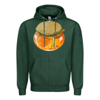 Sports Green honeypot fa element Zipper Hoodie - FaDigitalArtStudio