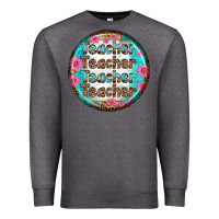 Charcoal Heather teacher vibe earrings Premium Sweatshirt - BundleAndBundleShop
