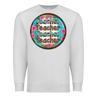 Dove Grey teacher vibe earrings Premium Sweatshirt - BundleAndBundleShop
