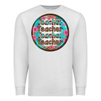 Oatmeal Heather teacher vibe earrings Premium Sweatshirt - BundleAndBundleShop