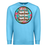 Ocean Blue teacher vibe earrings Premium Sweatshirt - BundleAndBundleShop