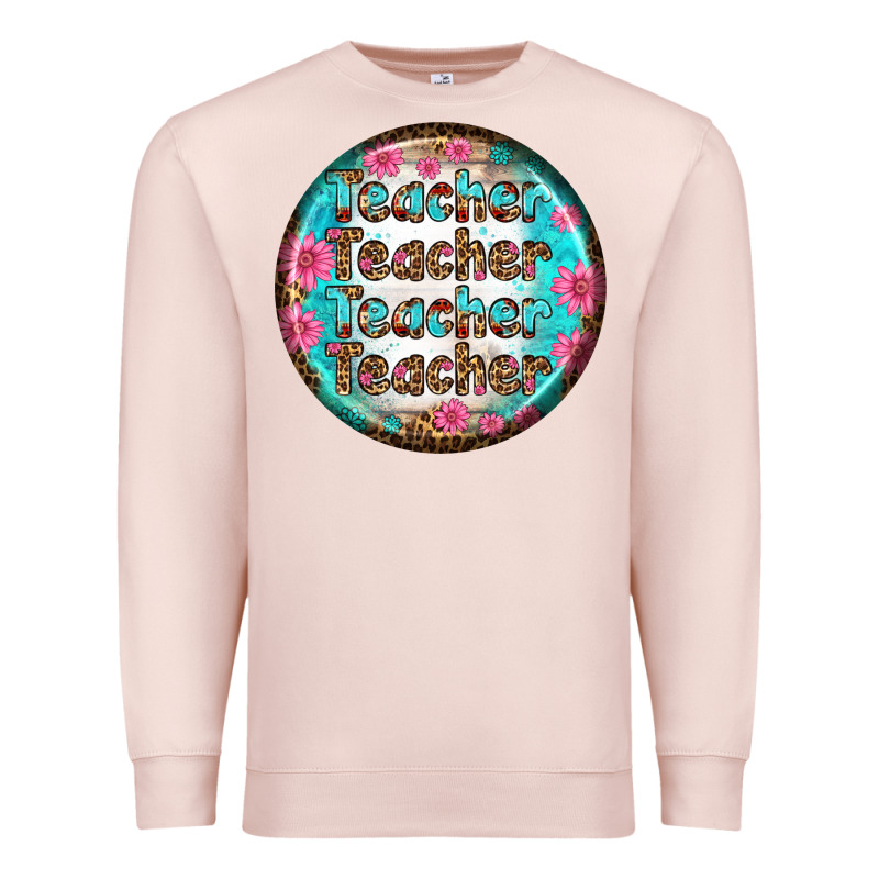 Teacher Vibe Earrings Premium Sweatshirt by BundleAndBundleShop | Teevron