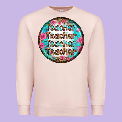Teacher Vibe Earrings Premium Sweatshirt Designed By Bundleandbundleshop