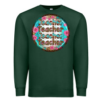 Sports Green teacher vibe earrings Premium Sweatshirt - BundleAndBundleShop