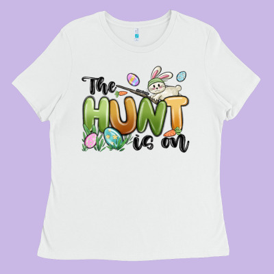 The Hunt Is On Ladies Tee Designed By Maliassmallbusiness