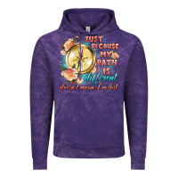 Cloud Purple just because my path is different Vintage Hoodie - Artiststas