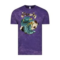 Cloud Purple howdy Vintage Tee - JahusDesignShop
