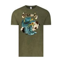 Vintage Olive howdy Vintage Tee - JahusDesignShop