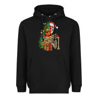 Black sorta merry sorta scary skeleton Heavyweight Hoodie - FaDigitalArtStudio