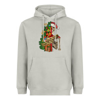 Moon Dust sorta merry sorta scary skeleton Heavyweight Hoodie - FaDigitalArtStudio