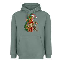 Sage sorta merry sorta scary skeleton Heavyweight Hoodie - FaDigitalArtStudio