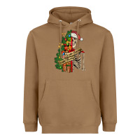 Toasted Coconut sorta merry sorta scary skeleton Heavyweight Hoodie - FaDigitalArtStudio