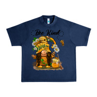Navy bee kind gnome Urban Heavy Tee - BarkalooDesign
