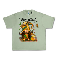 Oil Green bee kind gnome Urban Heavy Tee - BarkalooDesign
