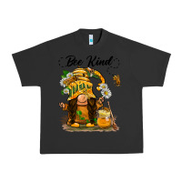 Pigment Black bee kind gnome Urban Heavy Tee - BarkalooDesign