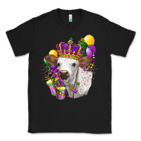Black Mardi Gras Longhorn Calf Classic Tee - LillyAllenDesigns