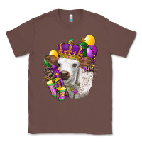 Chestnut Mardi Gras Longhorn Calf Classic Tee - LillyAllenDesigns