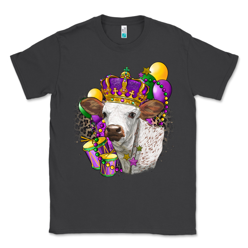 Mardi Gras Longhorn Calf Classic Tee by LillyAllenDesigns | Teevron