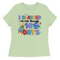 Matcha i blasted my way through 100 days Ladies Tee - MaliasSmallBusiness