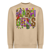 Mushroom Mardi Gras Heavyweight Sweatshirt - HowdyJamesFarm