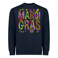 Navy Mardi Gras Heavyweight Sweatshirt - HowdyJamesFarm