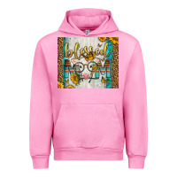Fuchsia Pink Western Blessed Mom Baby Calf Urban Hoodie - LillyAllenDesigns