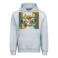 Heather Grey Western Blessed Mom Baby Calf Urban Hoodie - LillyAllenDesigns