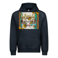 Navy Western Blessed Mom Baby Calf Urban Hoodie - LillyAllenDesigns