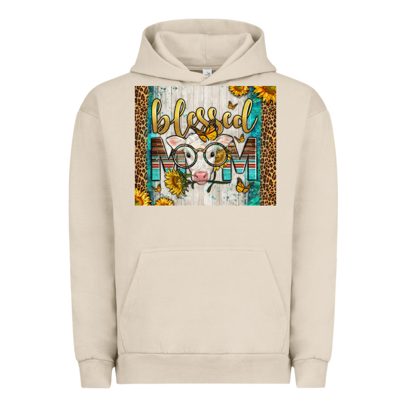 Western Blessed Mom Baby Calf Urban Hoodie by LillyAllenDesigns | Teevron