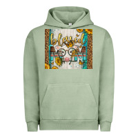 Pigment Oil Green Western Blessed Mom Baby Calf Urban Hoodie - LillyAllenDesigns