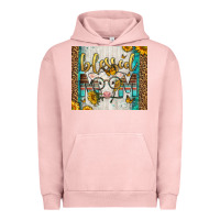 Pigment Salmon Western Blessed Mom Baby Calf Urban Hoodie - LillyAllenDesigns