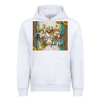 White Western Blessed Mom Baby Calf Urban Hoodie - LillyAllenDesigns