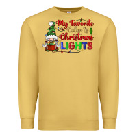My Favorite Color Is Christmas Lights Premium Sweatshirt | Teevron