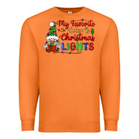 Carrot my favorite color is christmas lights Premium Sweatshirt - BundleAndBundleShop