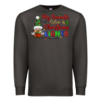 Smoke my favorite color is christmas lights Premium Sweatshirt - BundleAndBundleShop