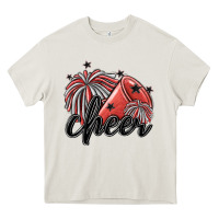 Cream cheer Heavy Core Tee - MaliasSmallBusiness