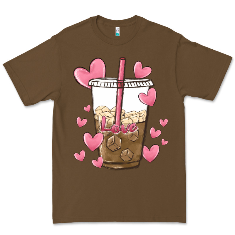 Valentine Coffee Lover Premium Tee by MaliasSmallBusiness | Teevron
