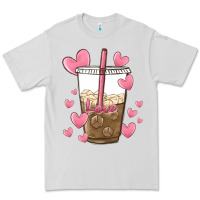 Dove Grey valentine coffee lover Premium Tee - MaliasSmallBusiness
