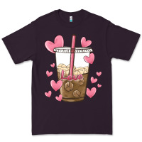 Plum valentine coffee lover Premium Tee - MaliasSmallBusiness