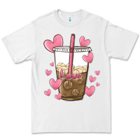 White valentine coffee lover Premium Tee - MaliasSmallBusiness