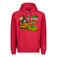 Cardinal I dig you St. Patrick's Premium Hoodie - OliviaCreatesArt