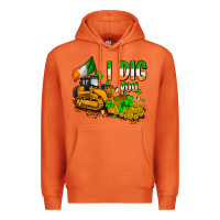 Carrot I dig you St. Patrick's Premium Hoodie - OliviaCreatesArt