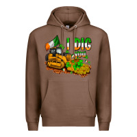 Chestnut I dig you St. Patrick's Premium Hoodie - OliviaCreatesArt